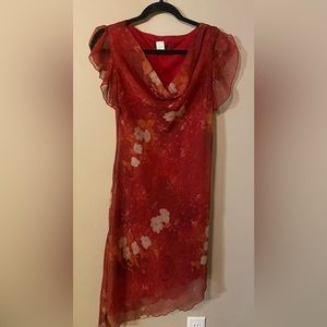 Floral Y2K A line dress